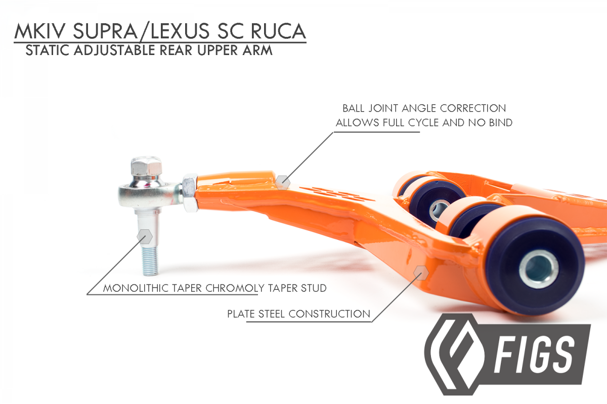 REAR UPPER CONTROL ARM VIP AND CORRECTING MKIV SUPRA SC300/400 GS300